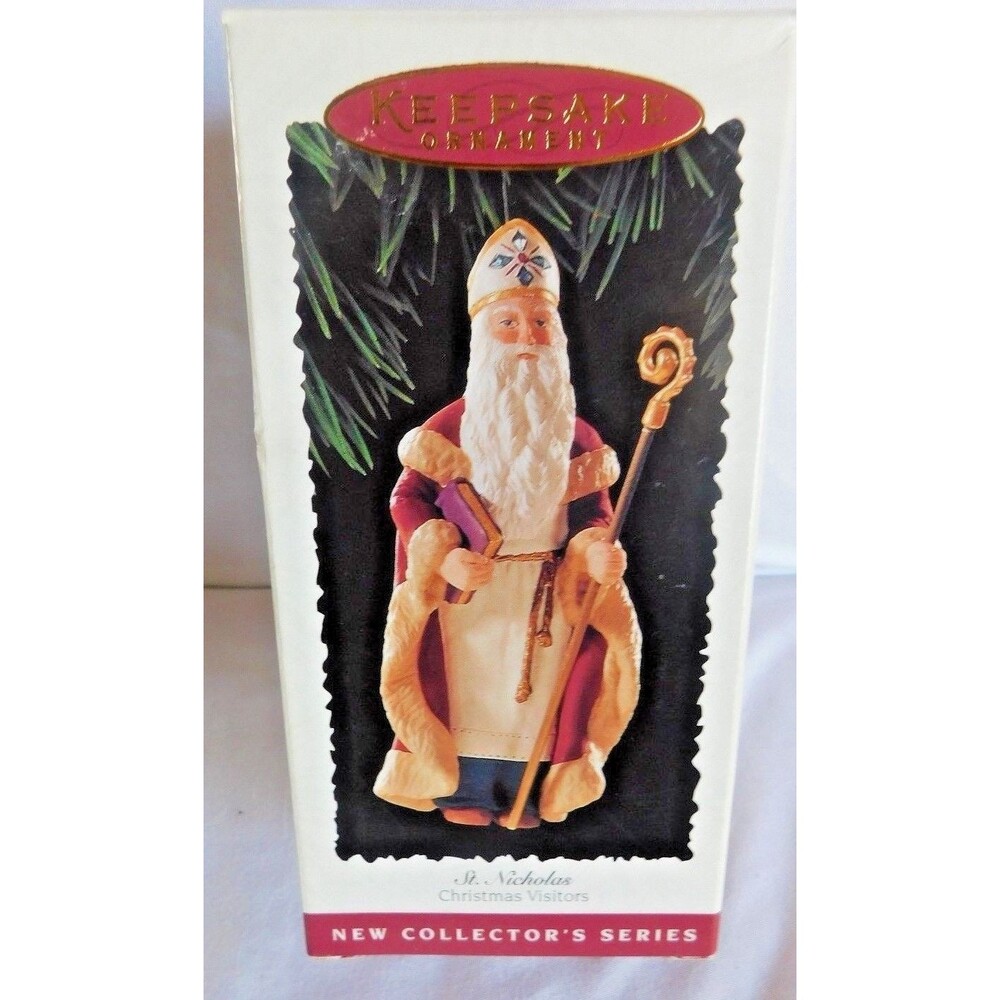 Hallmark Ornament - St. Nicholas Christmas Visitors Collectors Series 1995